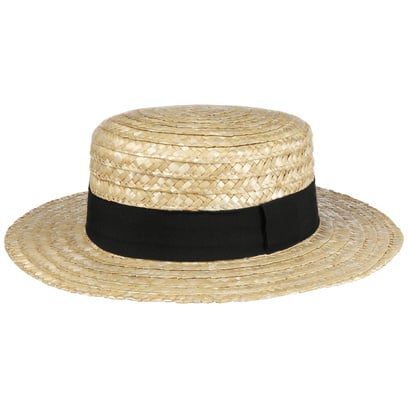 Chapeau de Canotier en Paille by Lipodo
