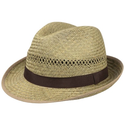 Chapeau en Paille Classic Trilby by Lipodo