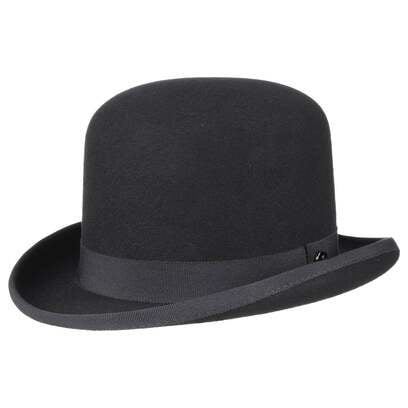 Chapeau Melon en Feutre de Laine by Lierys