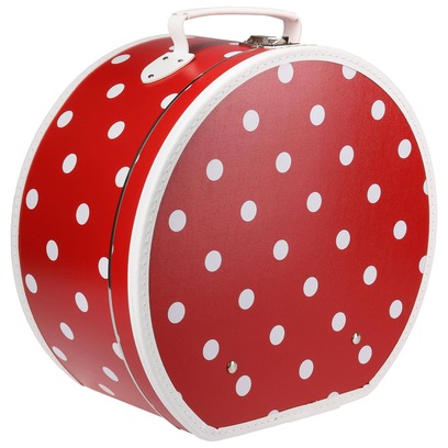 Boîte à Chapeau à Pois Red by Lierys