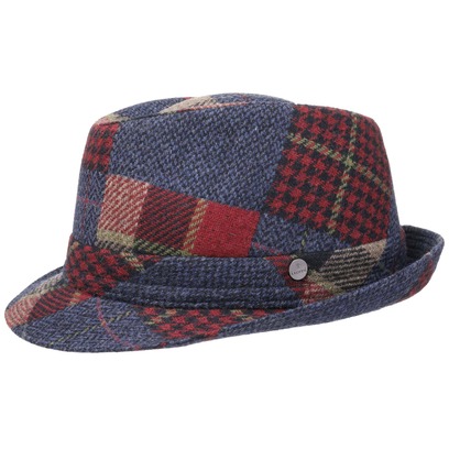Chapeau Merino Patchwork Trilby by Lierys