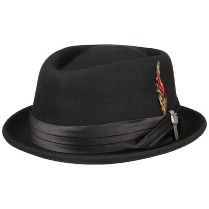 Chapeau en Feutre Stout Pork Pie by Brixton