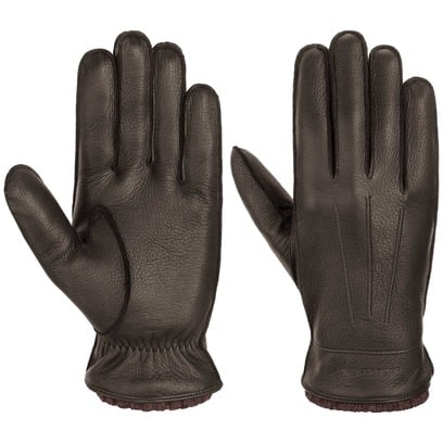 Gants en Cuir Deer Cashmere by Stetson