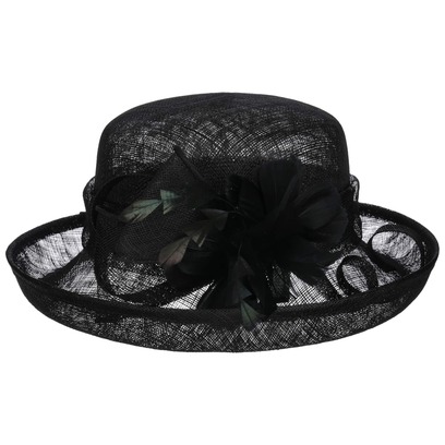 Chapeau Sinamay avec Plumes Galima by McBURN