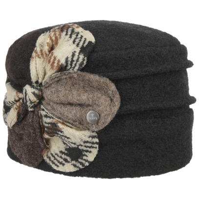 Bonnet en Laine avec Fleur Montea Toque by Lierys