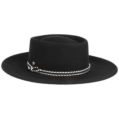 Chapeau Canotier en Feutre Matola by Lierys