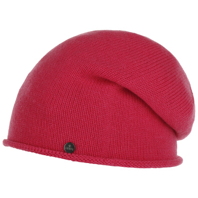 Bonnet en Cachemire avec Bord Roulé by Lierys