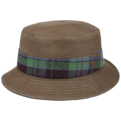 Chapeau en Cuir Max Bucket by Alfonso D’Este