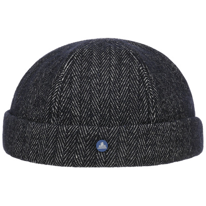 Bonnet Docker Dark Herringbone by Hammaburg
