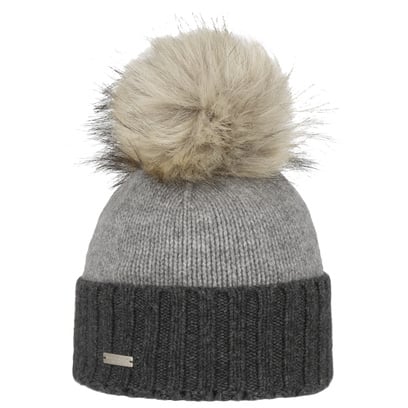 Bonnet à Pompon Twotone Cachemire by Seeberger