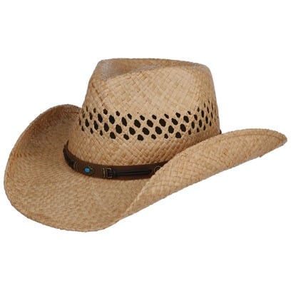Chapeau de Raphia Rifterson Western by Stetson