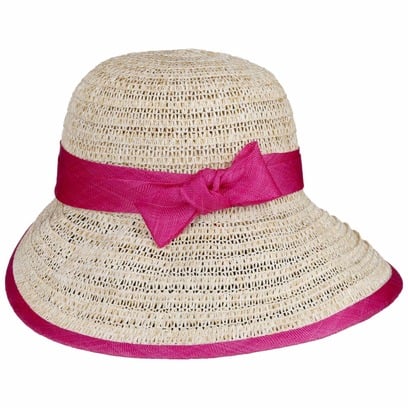 Chapeau en Paille avec Nœud Sinamay by Seeberger