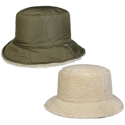 Chapeau en Tissu Fake Fur Bucket by Brixton