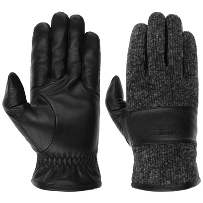 Gants en Cuir Souple Jersey Conductive by Stetson