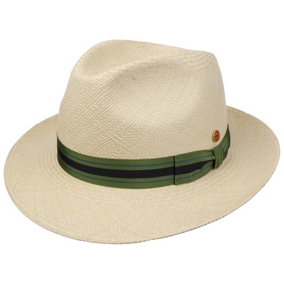 Chapeau Panama Albenga Green Stripes by Mayser