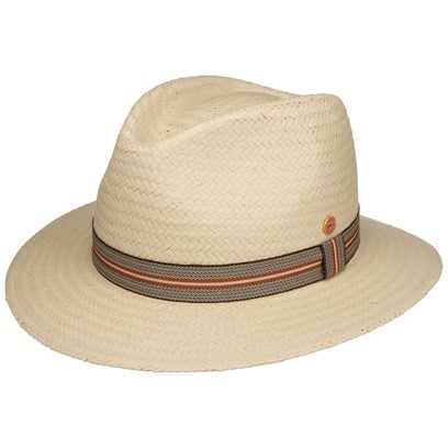 Chapeau en Paille Mathis Striped Band by Mayser