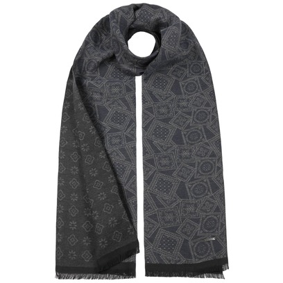�charpe en Coton Jacquard Stamps by Stetson