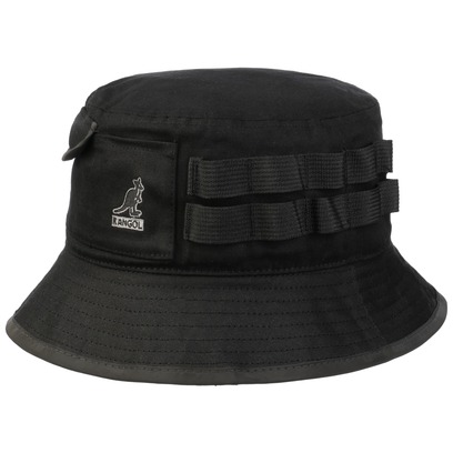 Chapeau en Coton Waxed Utility Bucket by Kangol