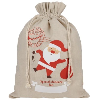 Pochette Cadeau Santa Claus 30 cm x 40 cm