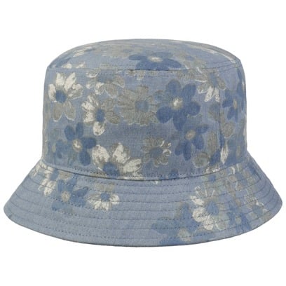 Chapeau en Tissu Jeans Flower Bucket by Lipodo