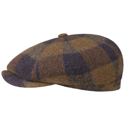 Casquette Hatteras Ankeny Wool Check by Stetson