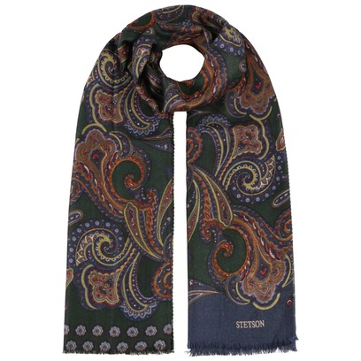 Écharpe en Laine Multicolour Paisley by Stetson