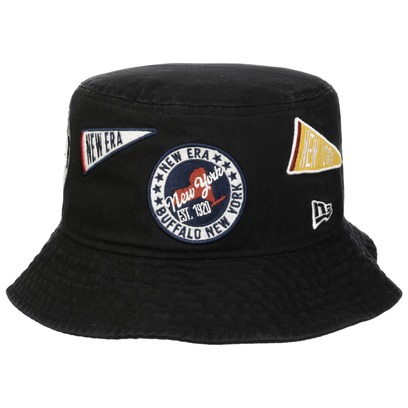 Chapeau en Tissu All-Over Patch Bucket by New Era