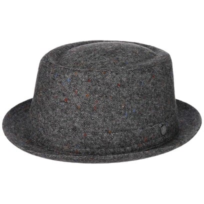 Chapeau en Laine Colour Spots Pork Pie by Lierys