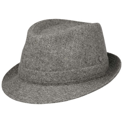 Chapeau en Laine Shetland Wool Trilby by Lierys