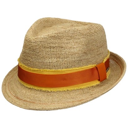 Chapeau de Paille Crochet Trilby by Stetson