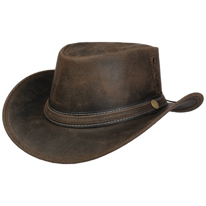Chapeau en Cuir Longford Western by Scippis