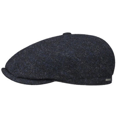 Casquette Brooklin Black Herringbone by Stetson