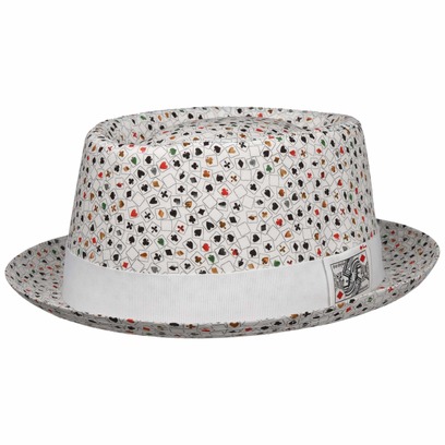 Chapeau en Coton Cards Pork Pie by Lierys