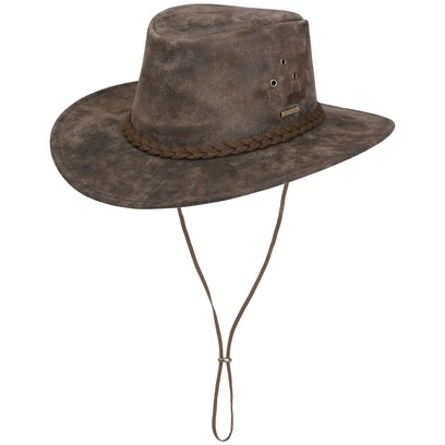 Chapeau en Cuir Pigskin Western by Stetson