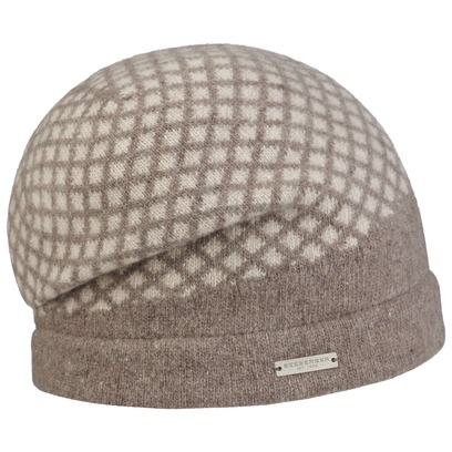 Bonnet Headsock Twotone Check by Seeberger