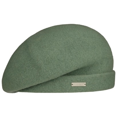 B�ret � Revers en Laine Foul�e by Seeberger