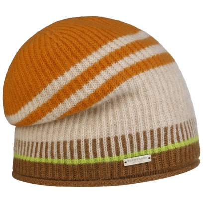 Bonnet en Cachemire Stripe Headsock by Seeberger