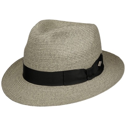Chapeau en Paille Classic Fedora Toyo by JJ Hats