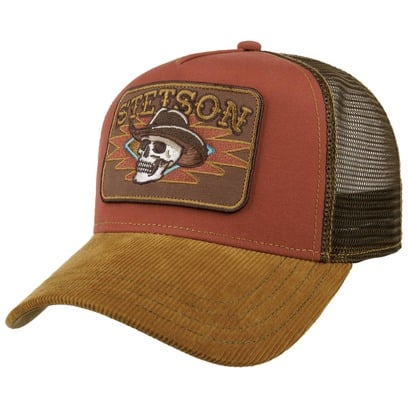 Casquette Trucker Cowboy Skull by Stetson