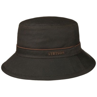 Chapeau Avasun Waxed Cotton Bucket by Stetson