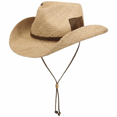 Chapeau en Paille Tenderell Western by Stetson