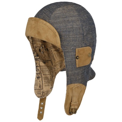 Bonnet Aviateur Convertible Herringbone by Stetson
