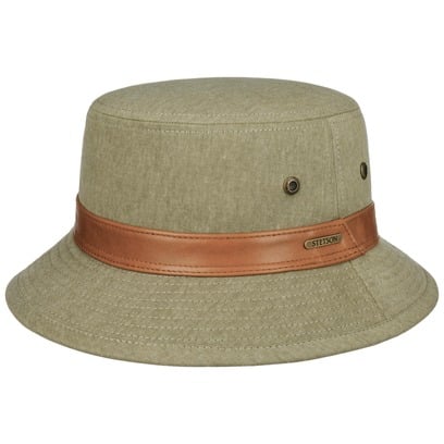 Chapeau en Tissu Chino Twill Bucket by Stetson