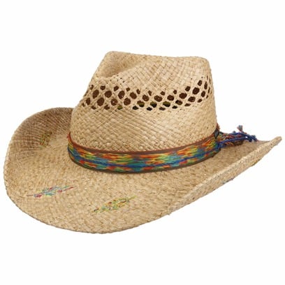 Chapeau de Raphia Western Festival by Stetson