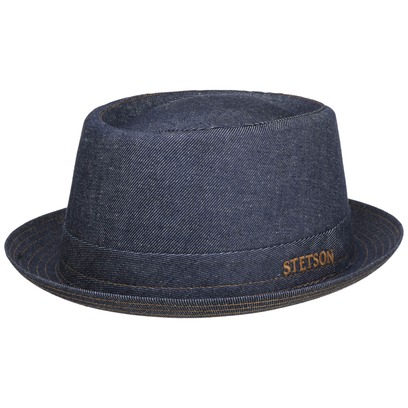 Chapeau Danvick Denim Pork Pie by Stetson