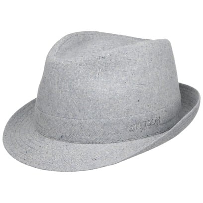 Chapeau en Coton Crahan Trilby by Stetson