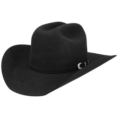 Chapeau en Laine Uni Cattleman Western by JJ Hats