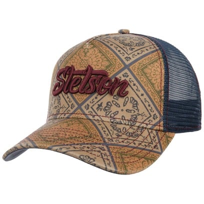 Casquette Trucker Vintage Print by Stetson