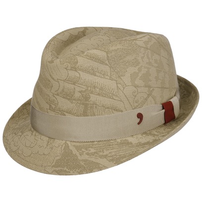 Chapeau en Tissu Mavaro Trilby by Alfonso D’Este
