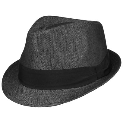 Chapeau en Tissu Herringbone Trilby by Lipodo